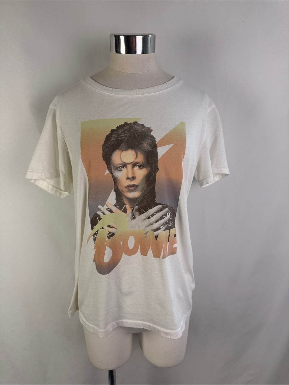 WHITE DAVID BOWIE T-SHIRT